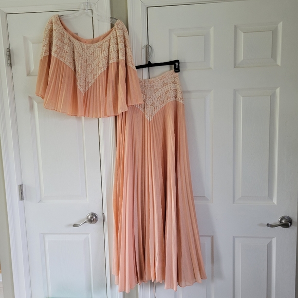 S. Howard Hirsh Dresses & Skirts - Vintage S. Howard Hirsh Custom Made Accordion Maxi set